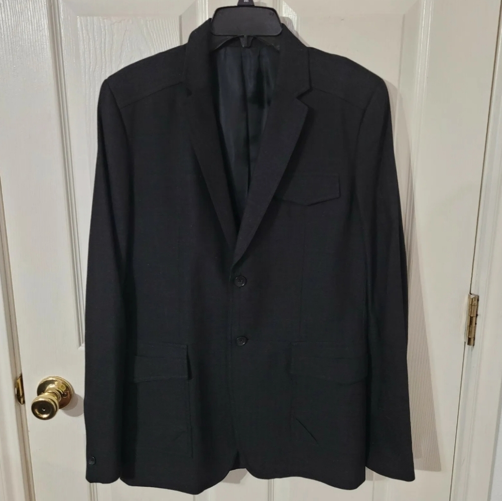 balenciaga men coat dark gray
